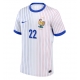 Franța Theo Hernandez #22 Tricou Fotbal Replică European 2024 Barbati Deplasare